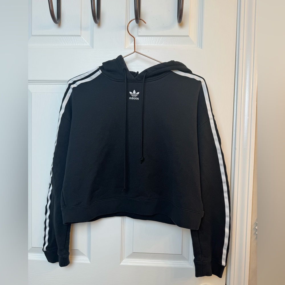 Adidas French Terry Cropped Hoodie